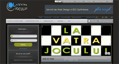 Desktop Screenshot of lavatrajocului.com